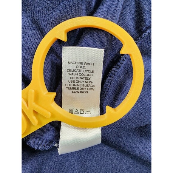 Woman Within Dress Womens L 18/20 Blue White Striped - Picture 5 of 8